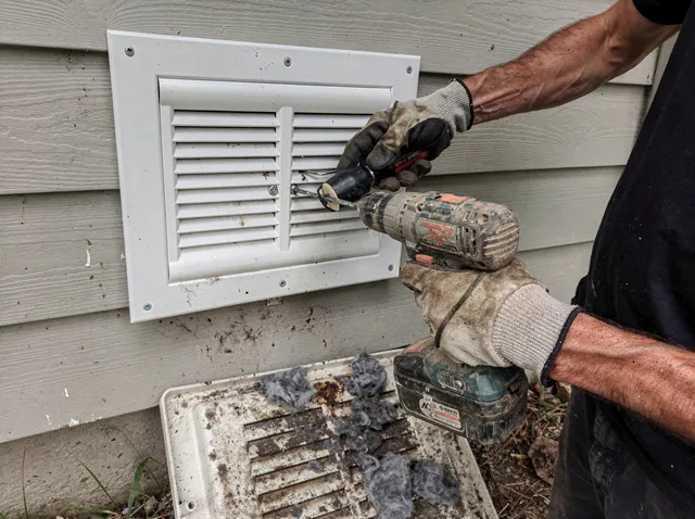 Dryer Vent Cover Replacement in Suffield