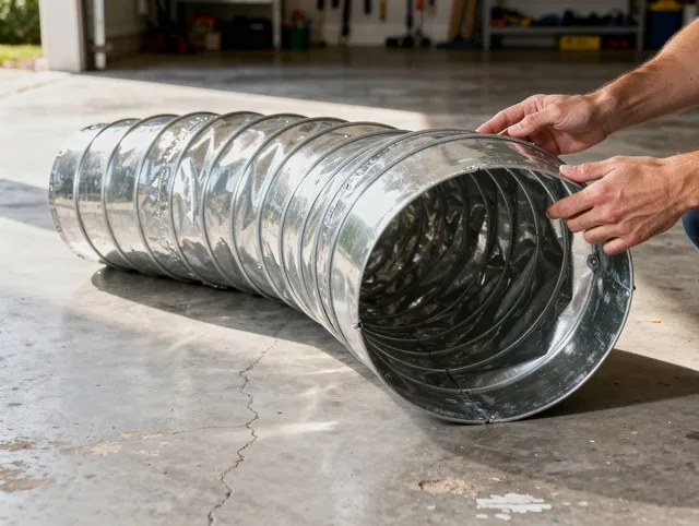 Suffield Dryer Vent Cleaning specialist using advanced equipment for thorough duct cleaning in Suffield