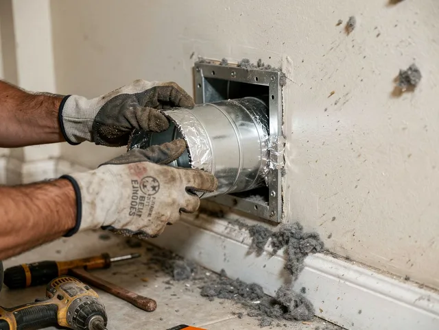 Professional dryer vent repair and installation by Suffield Dryer Vent Cleaning in Suffield